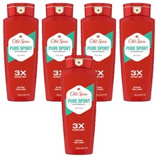 [쿠팡수입] 올드스파이스 하이 인듀어런스 퓨어 스포츠 바디 워시, 532ml, 5개