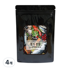 스쿨아이 멸치 분말 국내산, 200g, 4개