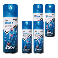 뷰카 후레쉬 쿨 에어 파스 스프레이, 1개입, 5개