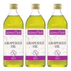 Donna Paola 葡萄籽油, 1L, 3個