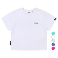 OUTDOOR PRODUCTS 女性透氣小標誌短版T恤