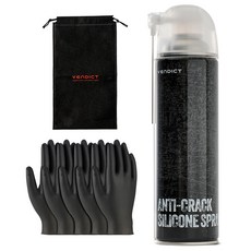 벤딕트 차량용 안티 크랙 실리콘 스프레이 고무 윤활제, 1개, 500ml