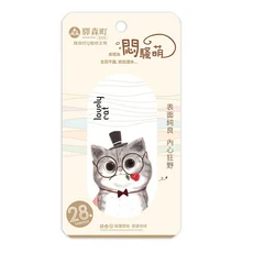 EKI MORI MACHI 驛森町 Q貓修正帶4.2mm*12M, 白, 1個