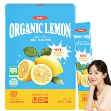 LOHA 데일리 유기농 레몬즙 NFC, 20g, 14개