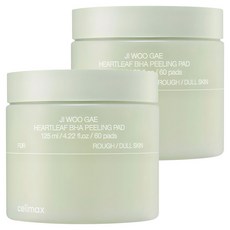 셀리맥스 어성초 BHA 지우개 필링 패드 125ml, 60매입, 2개