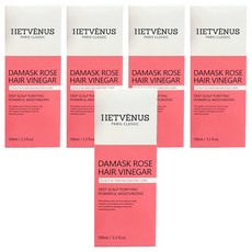 HETVÉNUS 大馬士革玫瑰頭皮淨化護髮醋, 5個, 100ml