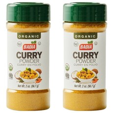 바디아 유기농 커리 파우더, 2개, 56.7g