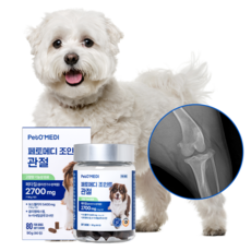 페토메디 강아지 영양제, 80정, 뼈/관절강화, 1개