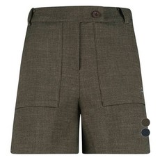 luxgolf 女款半鬆緊大口袋短褲 YD4A218W