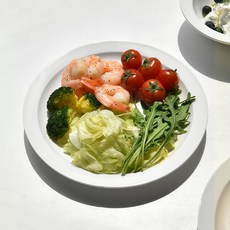 프렐류드 네오본 린느 접시 22.5 x 2.5 cm, 화이트, 4개, 단품