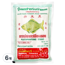 Plettaphian Tong agar粉, 6個, 25g