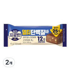 이지프로틴 멀티단백질바, 40g, 2개