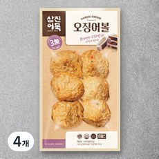 삼진어묵 오징어볼 어묵 6개입, 240g, 4개