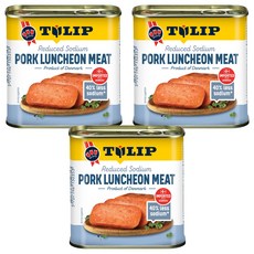 TULIP 特級豬肉餐肉 減鈉40%, 340g, 3罐