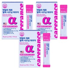 케어란스 데일리 제로 알파 시즈닝 파우더, 15회분, 3개