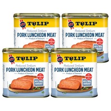 TULIP 特級豬肉餐肉 減鈉40%, 340g, 4罐