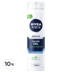 니베아 맨 센서티브 쉐이빙 젤, 200ml, 10개