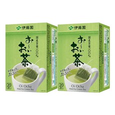 伊藤園 抹茶綠茶包 36g 20入 (日本國產茶葉 三角立體茶包 冷熱皆宜), 2包