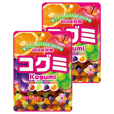 UHA 味覺糖 酷Q彌軟糖 水果味, 55g, 2包