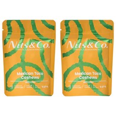 Nuts&Co. 堅果之間 天然輕調味 墨西哥塔可腰果, 2個, 42g