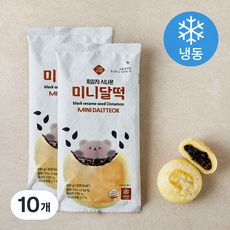 낭만부부 흑임자 시나몬 미니 달떡 (냉동), 100g, 1개입, 10개