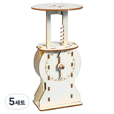 넥트론 물리 과학실험 DIY 세트 중력 저울 7.5 x 8 x 16.5 cm, 5세트