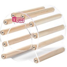 카르노코리아 투명 아크릴 원목 은신처 타입E, 혼합색상, 1개