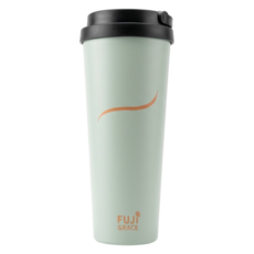 FUJI-GRACE 富士雅麗 陶瓷噴層手提保溫杯, 雪松綠, 700ml, 1個