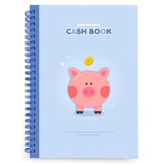 J.Milk J.Log 小豬存錢筒 現金簿, 混合顏色, 1個