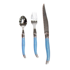 장네론 라귀올 선물패키지 케이크 커트러리 세트, 블루, 스푼 + 포크 + 나이프, 1세트