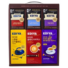 이디야 아메리카노&커피믹스 2호 선물세트, 1세트, 6종