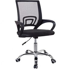 니디스 요추보호 베이직 메쉬 학생 사계절용 학생 컴퓨터 사무용 의자 OC-01, 블랙