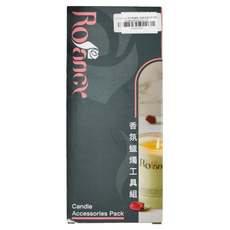 蠟燭工具組, 亮白銀, 1組