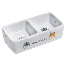 MARUKAN 陶瓷鼠鼠雙碗, 1入