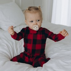 VAENAIT BABY 嬰幼兒紅黑色連身衣