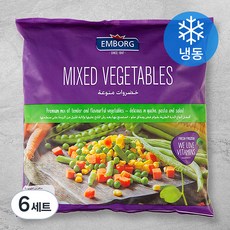 엠보그 야채 믹스 4종 (냉동), 900g, 6개