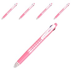 ZEBRA 斑馬牌 Sarasa 4色原子筆 0.5mm + 自動鉛筆 0.5mm J4SA11, 粉紅色, 5個