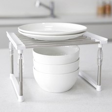 로긴 높이조절 접시정리대, 실버, 1개