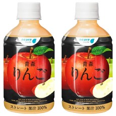 acure made 青森綜合蘋果汁, 280ml, 2瓶