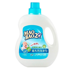 MAO BAO2 毛寶兔 超天然小蘇打植物2倍濃縮洗衣精, 1kg, 1瓶