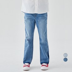 Lolly Tree 童款水洗喇叭牛仔長褲