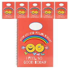 Bfancy B-Kids 國小微笑無主題橫線筆記本, 太陽彩虹, 6個