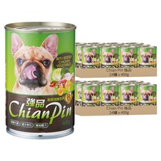 Chian Pin 強品 犬餐罐, 蔬菜 + 雞肉, 400g, 48罐