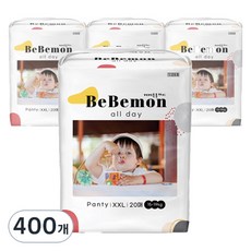 베베몬 올데이 풀커버 팬티기저귀 유아용, 점보형(2XL), 400매