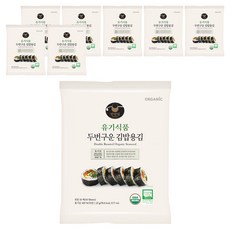 [만전김] 유기식품 구운 김밥김 10p, 22g, 8개