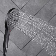 KOHLER Rain Duet 3.0手淋浴墊黑色男人U, 1個