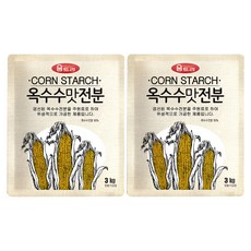 움트리 옥수수전분, 3kg, 2개