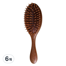 Dodorich 頭皮按摩梳, 木質, 6個