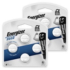 에너자이저 얼티메이트 리튬 코인건전지 ULC2032, 4개입, 2개