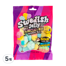 스웨디시 스타일 젤리 어쏘티드 믹스, 5개, 120g